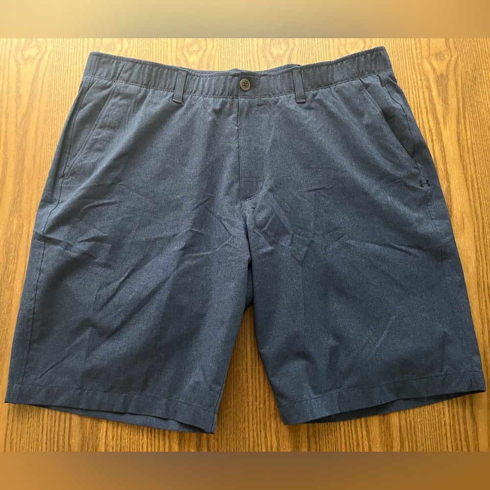 Under Armour Navy Flat Front Men's Shorts
